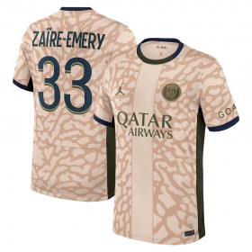 Paris Saint-Germain Zaire-Emery 33 Jordan Četvrta Nogometni Dresovi 2023-24